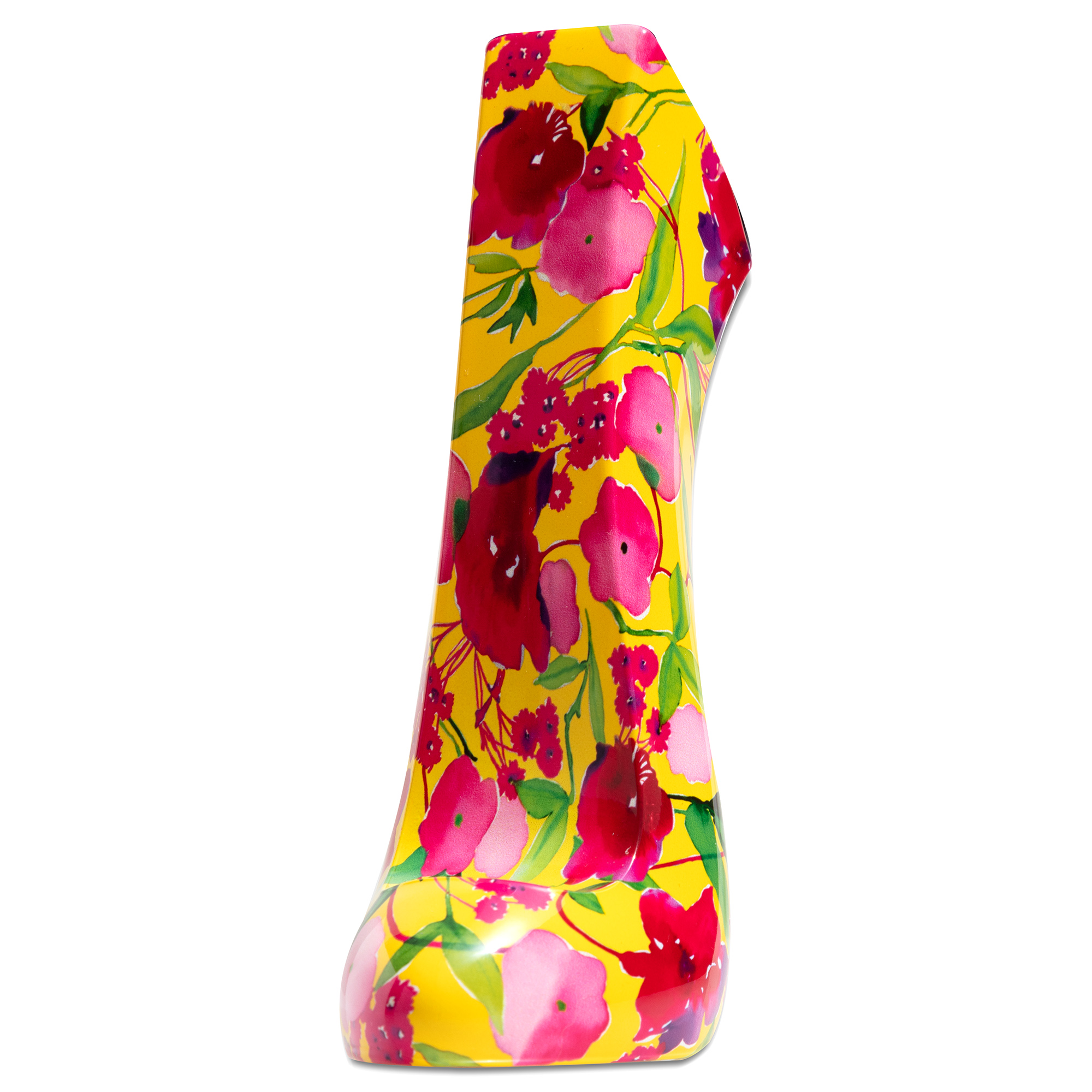 Carolina Herrera Good Girl Blush Collector Edition — full stiletto perfume bottle with floral digital sublimation by ATIU