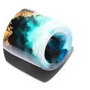 White Gloss decorated bottle